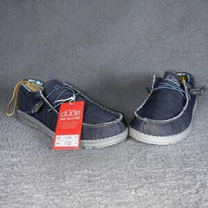 Hey Dude Men's Sz 9 Wally Stretch Sox Comfort Slip On Casual Shoes Gray